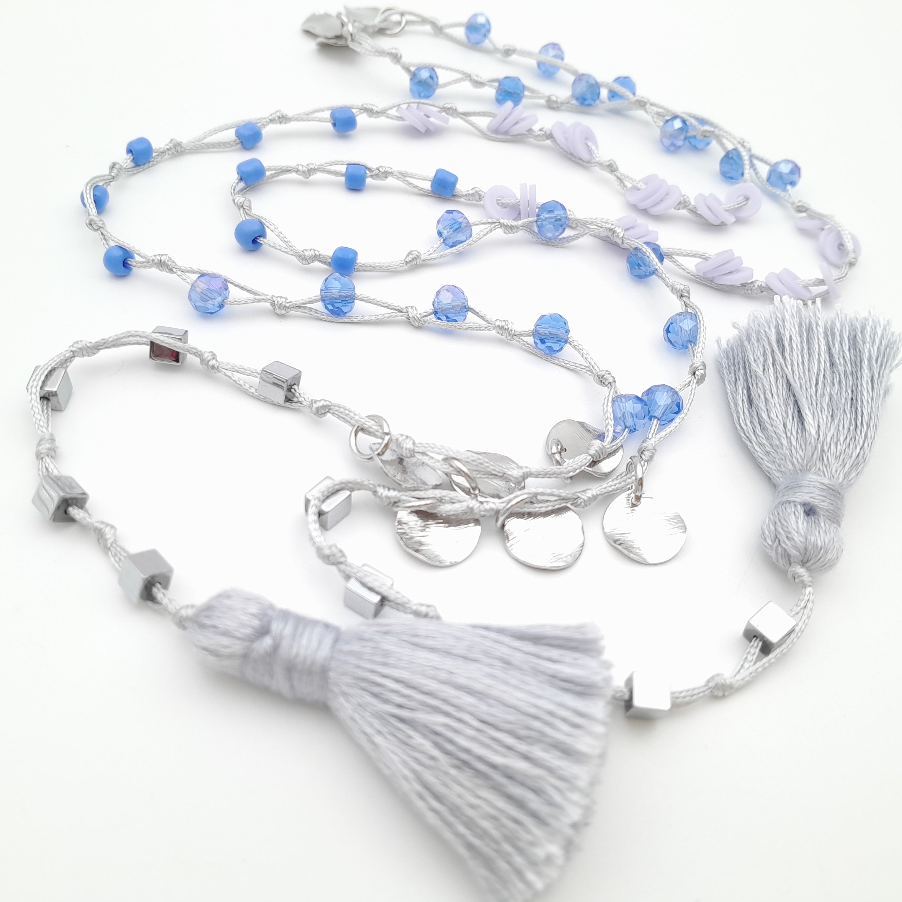 Rani Tassel Necklace - Lavender