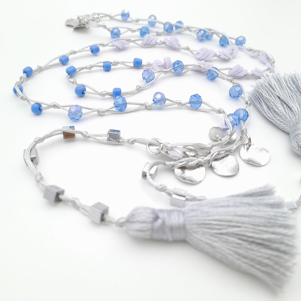 Rani Tassel Necklace - Lavender