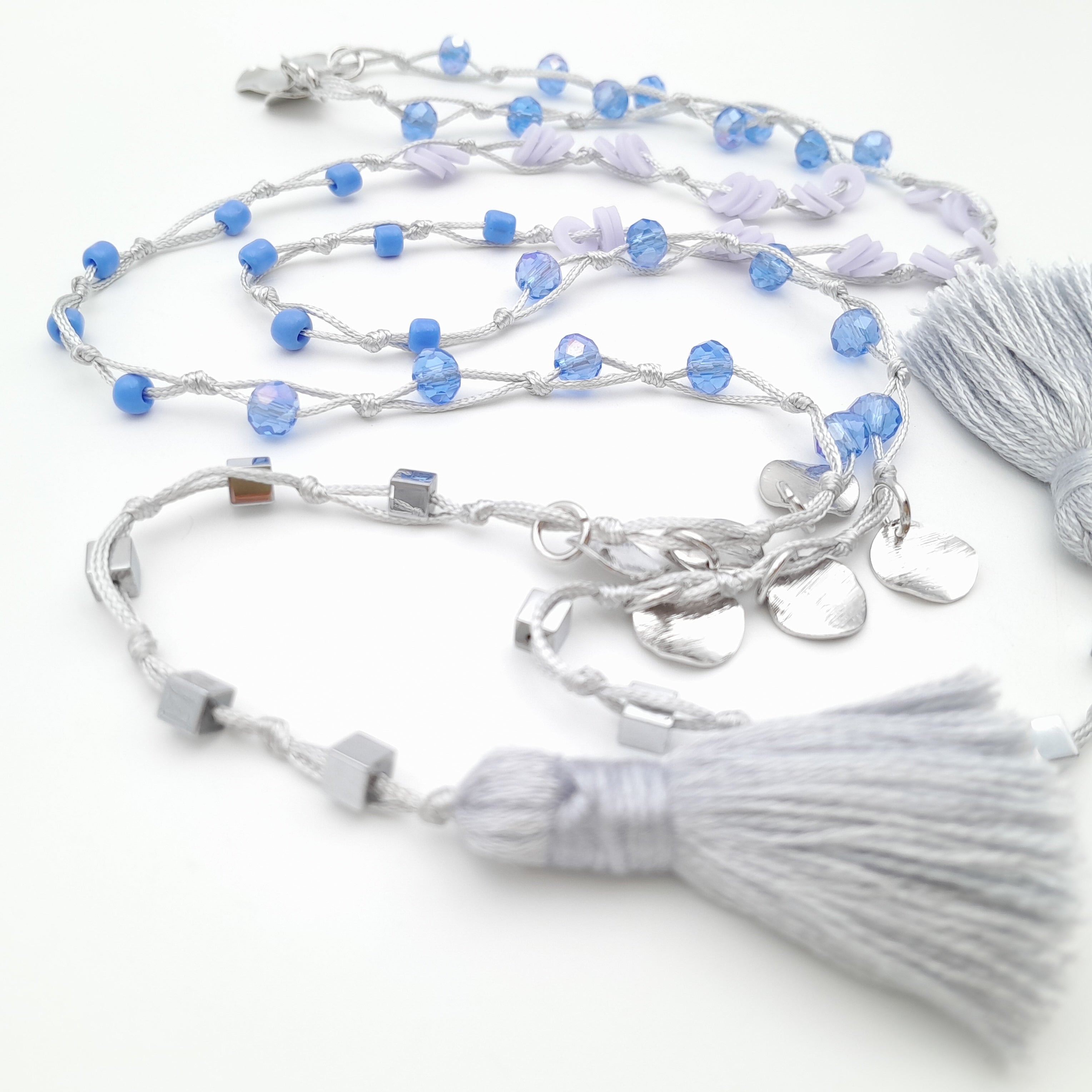 Rani Tassel Necklace - Lavender