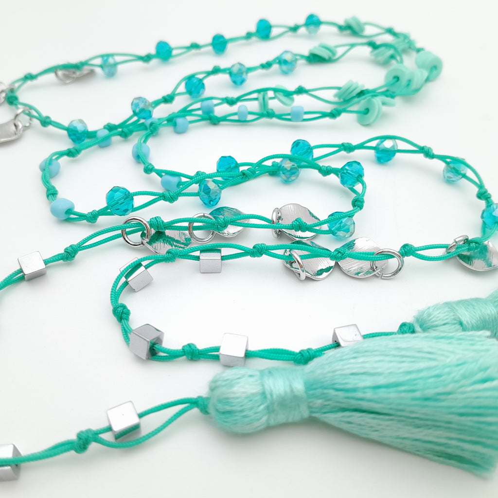 Rani Tassel Necklace - Turquoise