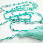Rani Tassel Necklace - Turquoise