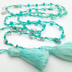 Rani Tassel Necklace - Turquoise
