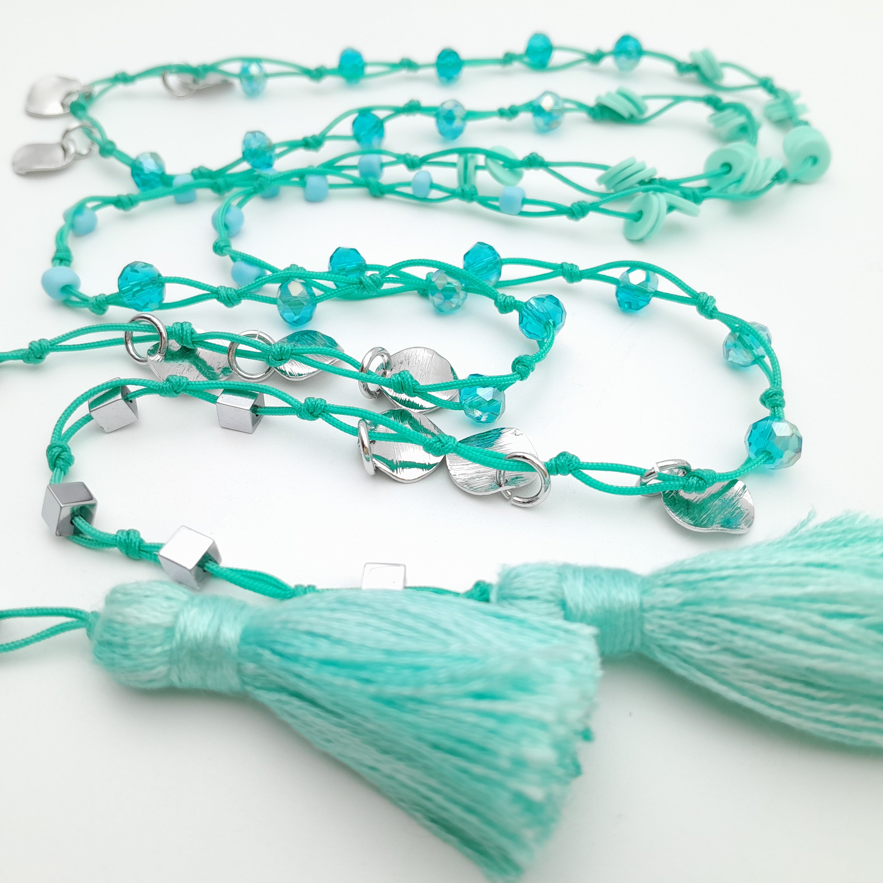 Rani Tassel Necklace - Turquoise