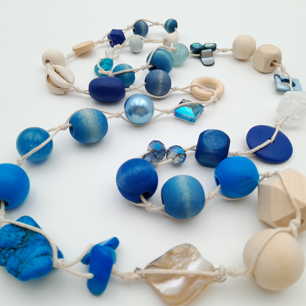 Betty Boo Necklace - Blue