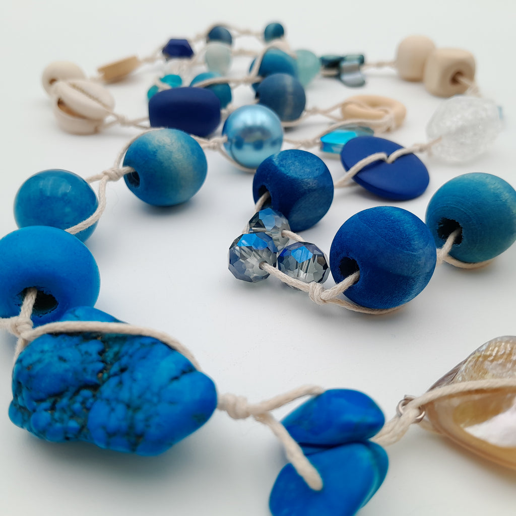 Betty Boo Necklace - Blue