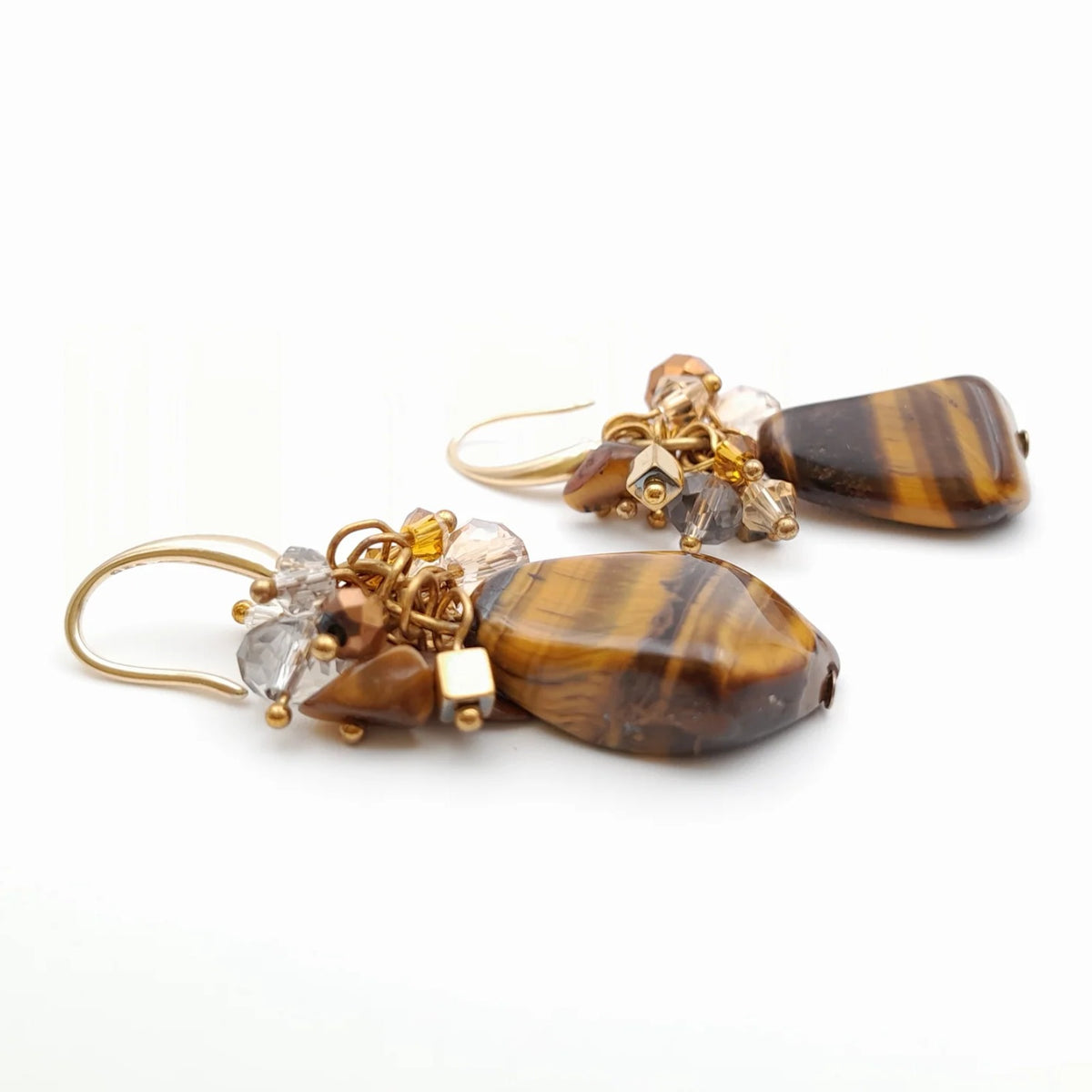 Handmade beaded earrings by Marzipan