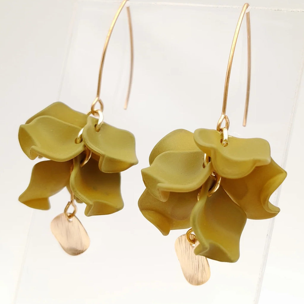 Handmade beaded earrings by Marzipan