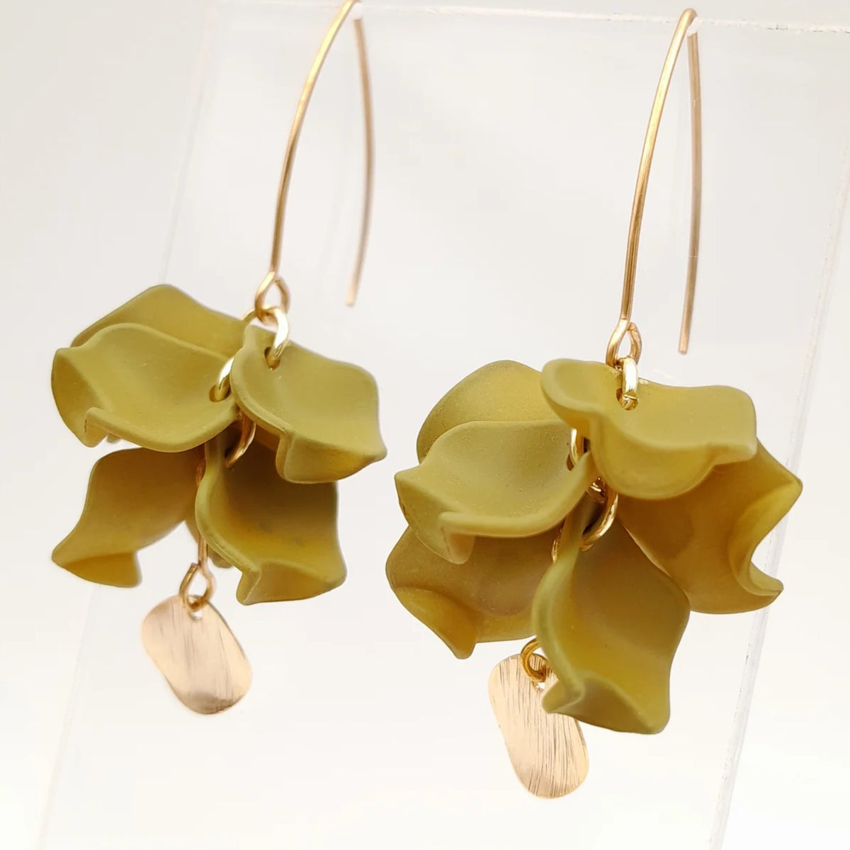 Handmade beaded earrings by Marzipan