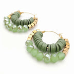 Handmade beaded earrings by Marzipan