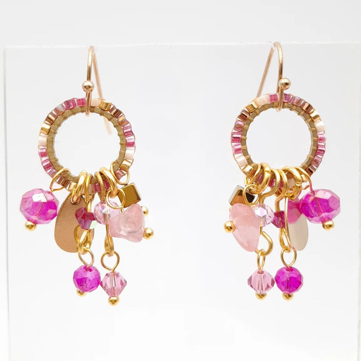 Handmade beaded earrings by Marzipan