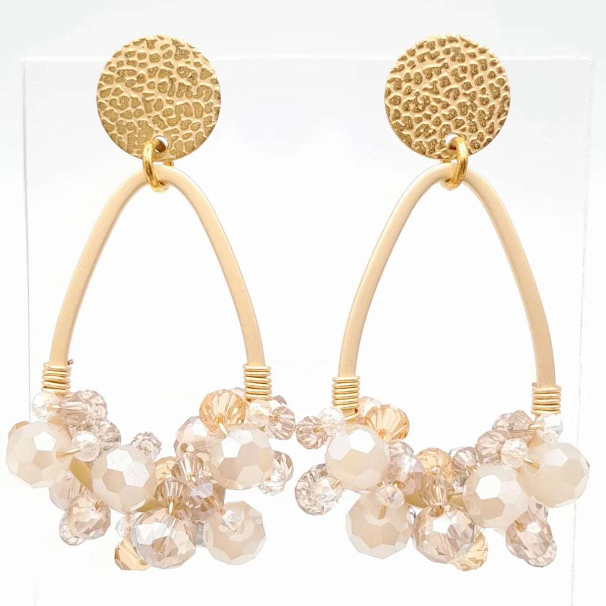 Handmade beaded earrings by Marzipan