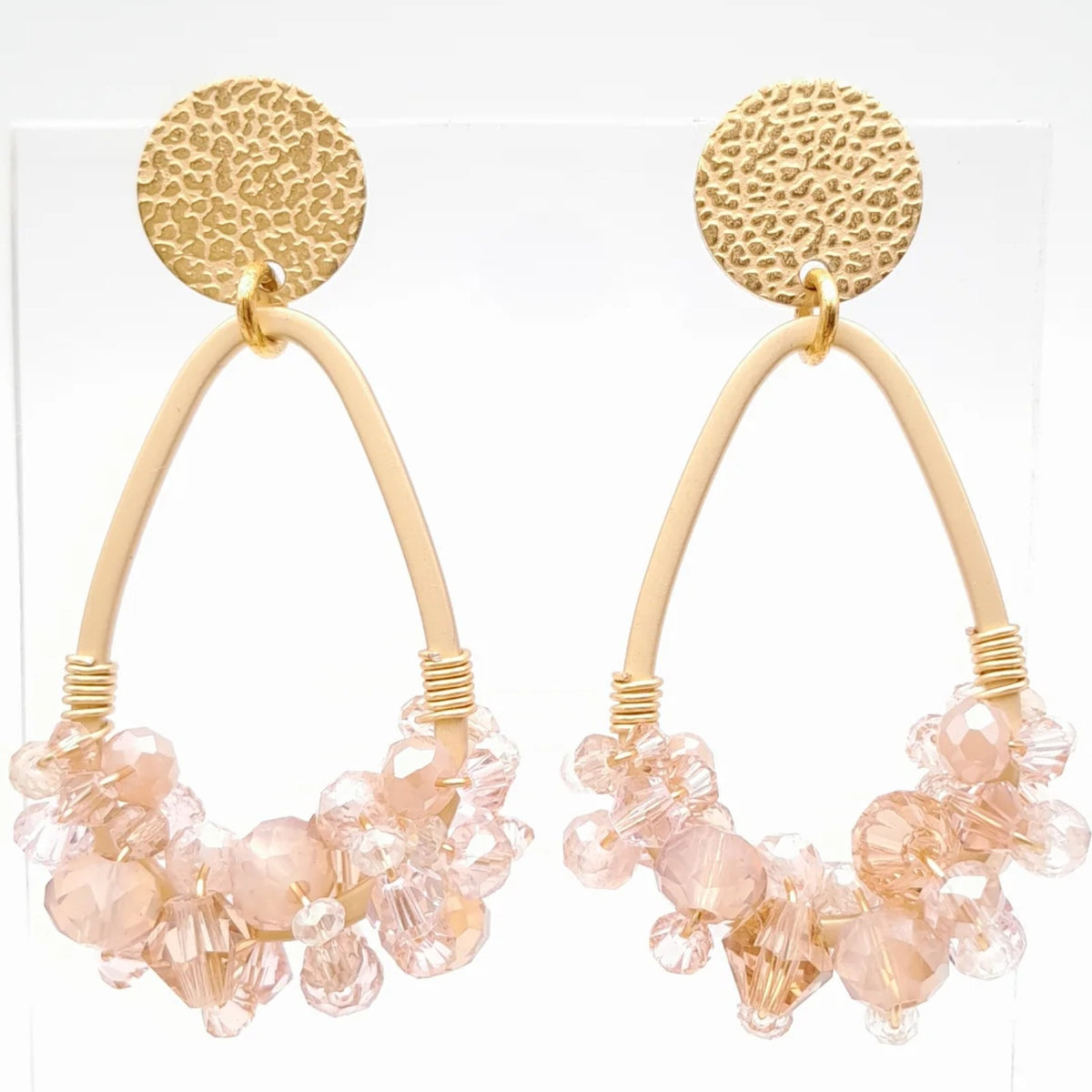 Handmade beaded earrings by Marzipan