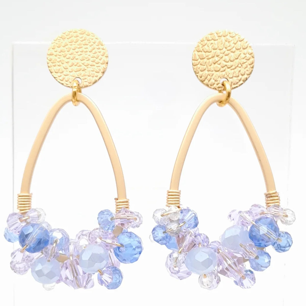 Handmade beaded earrings by Marzipan