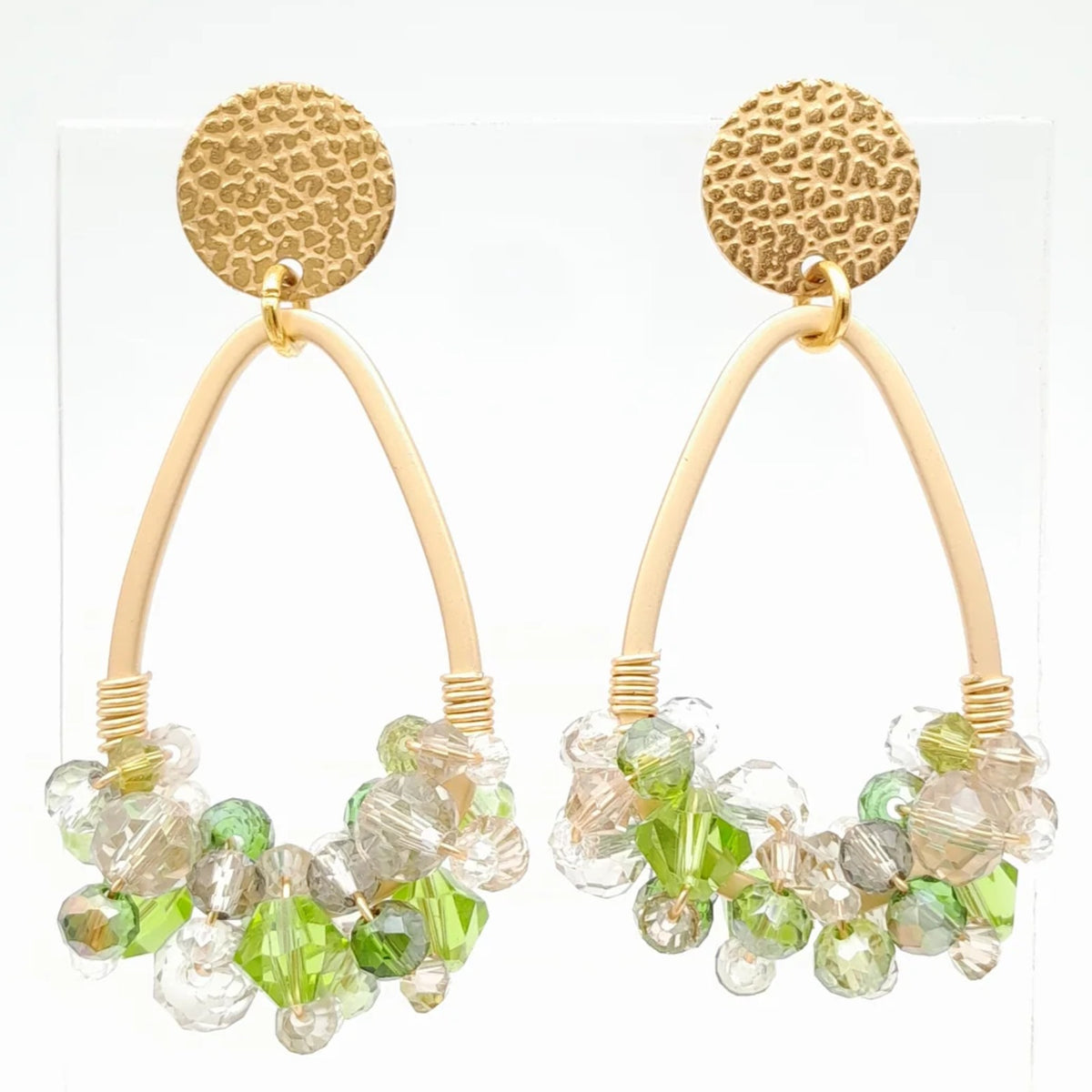 Handmade beaded earrings by Marzipan
